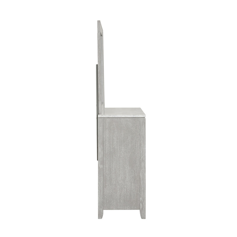FIONA LANDSCAPE MIRROR-MIST GRAY