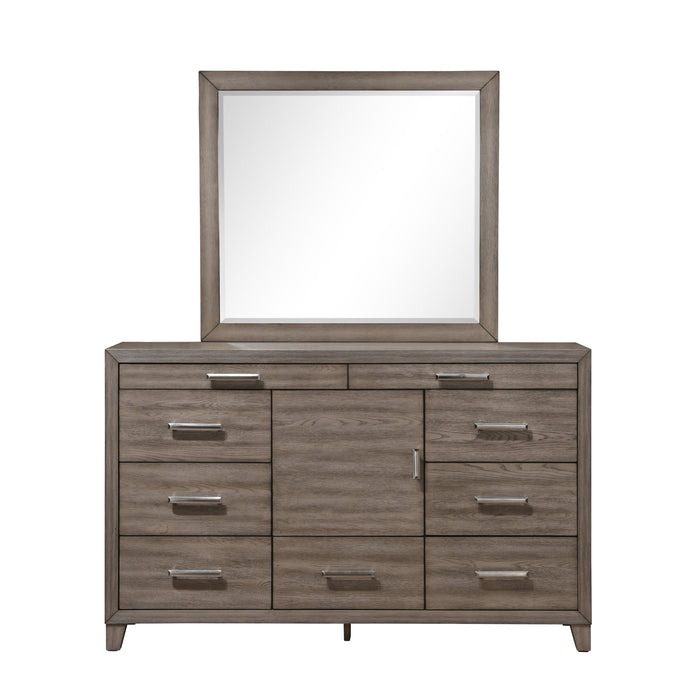 HARRISBURG MIRROR-WALNUT