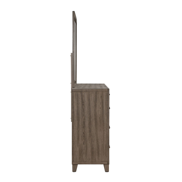 HARRISBURG MIRROR-WALNUT