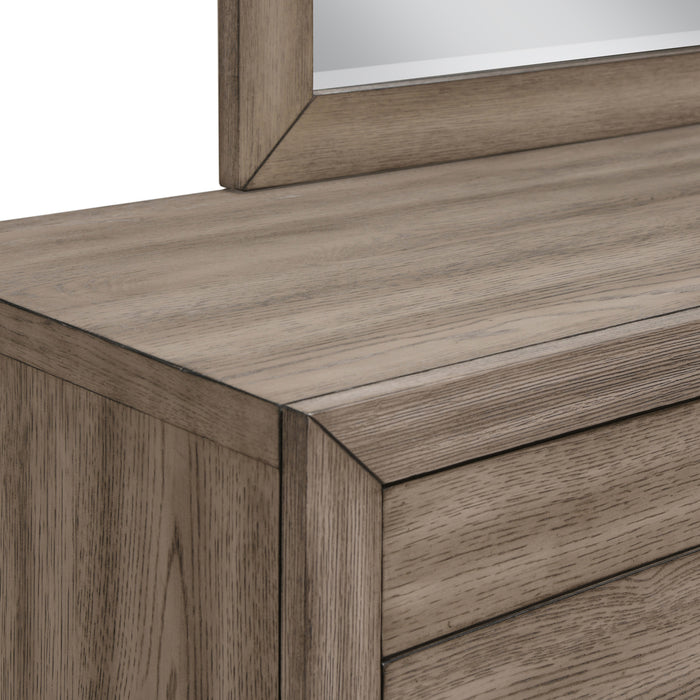 HARRISBURG MIRROR-WALNUT