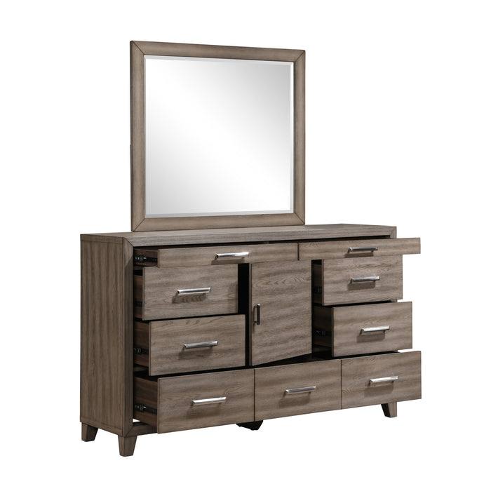HARRISBURG MIRROR-WALNUT