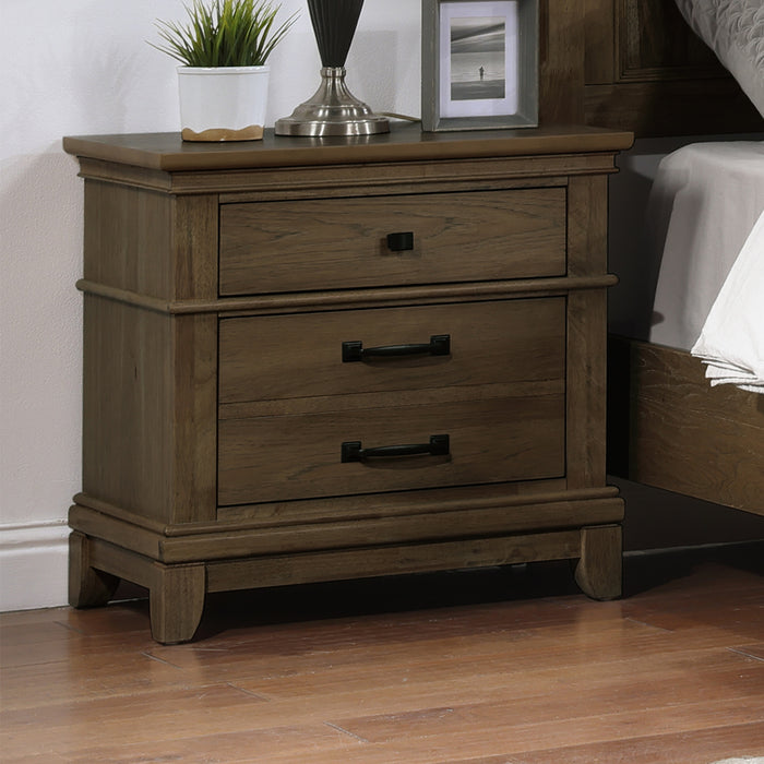 SUNSTONE NIGHTSTAND-WALNUT
