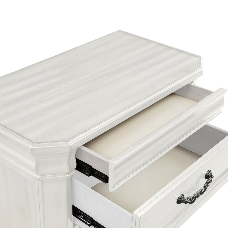 LYNDHURST NIGHTSTAND- VINTAGE WHITE