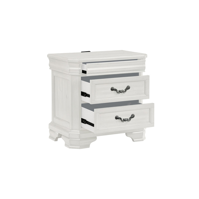 LYNDHURST NIGHTSTAND- VINTAGE WHITE