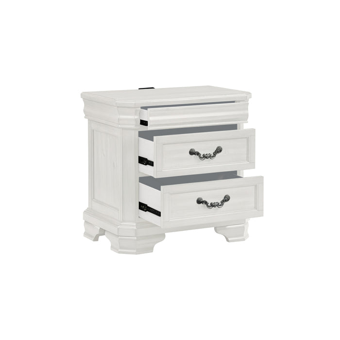 LYNDHURST NIGHTSTAND- VINTAGE WHITE
