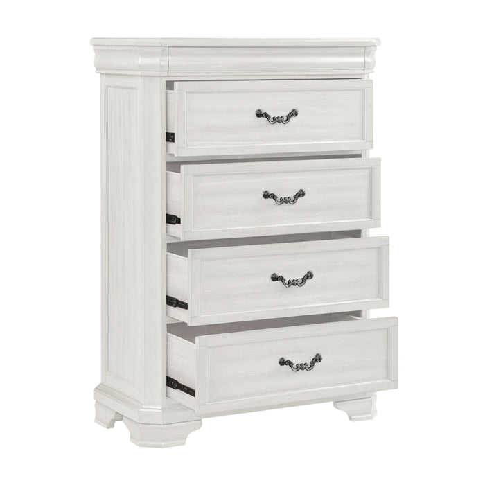 LYNDHURST CHEST- VINTAGE WHITE