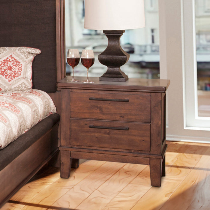 CAGNEY NIGHTSTAND-CHESTNUT