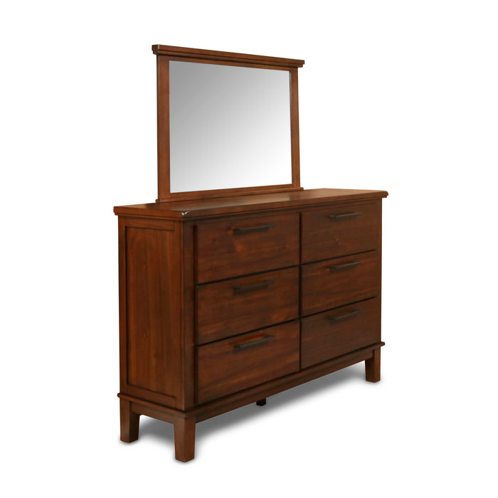 CAGNEY MIRROR-CHESTNUT