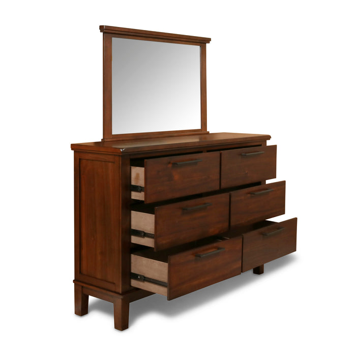 CAGNEY MIRROR-CHESTNUT