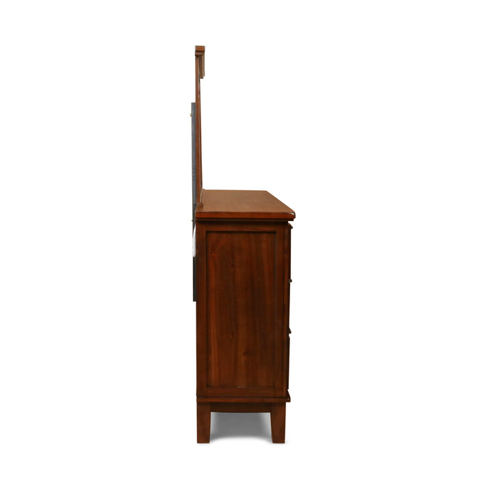 CAGNEY MIRROR-CHESTNUT