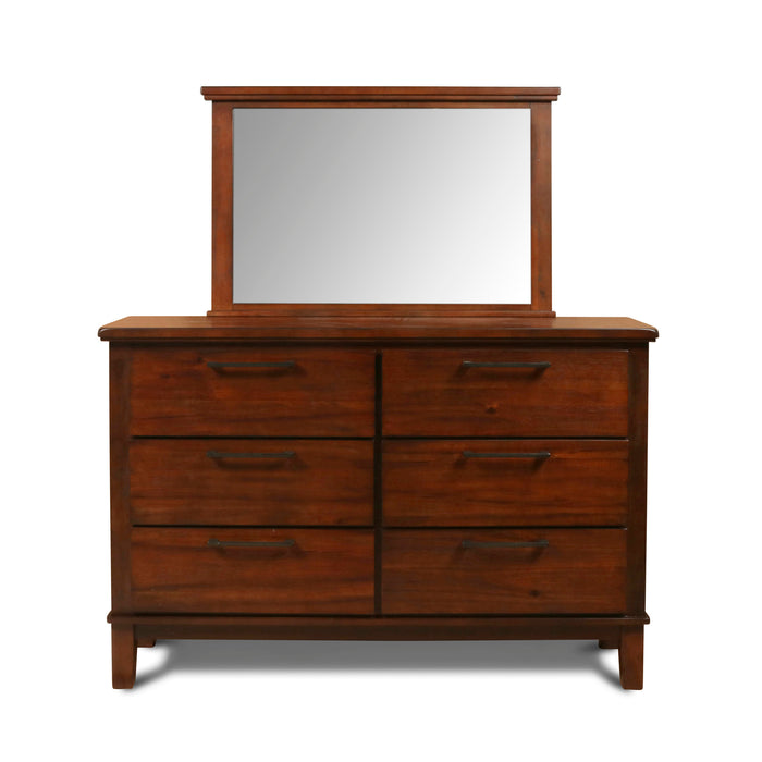CAGNEY MIRROR-CHESTNUT