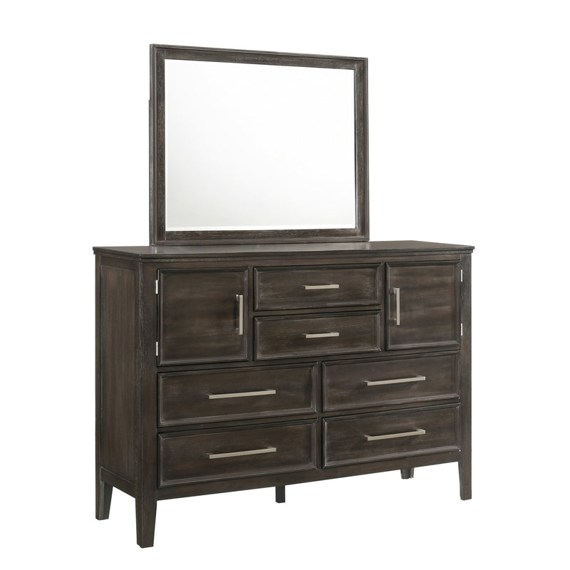 ANDOVER MIRROR-NUTMEG