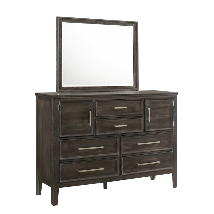 ANDOVER MIRROR-NUTMEG