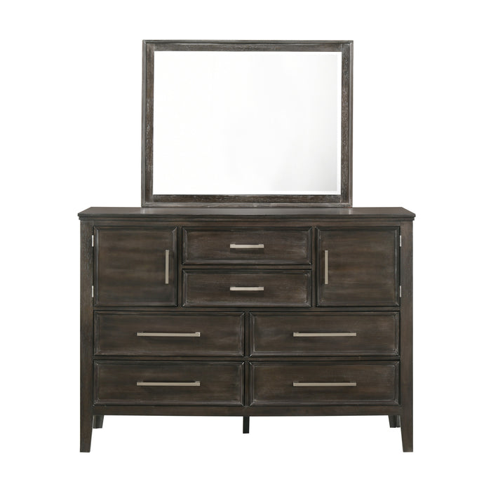 ANDOVER MIRROR-NUTMEG