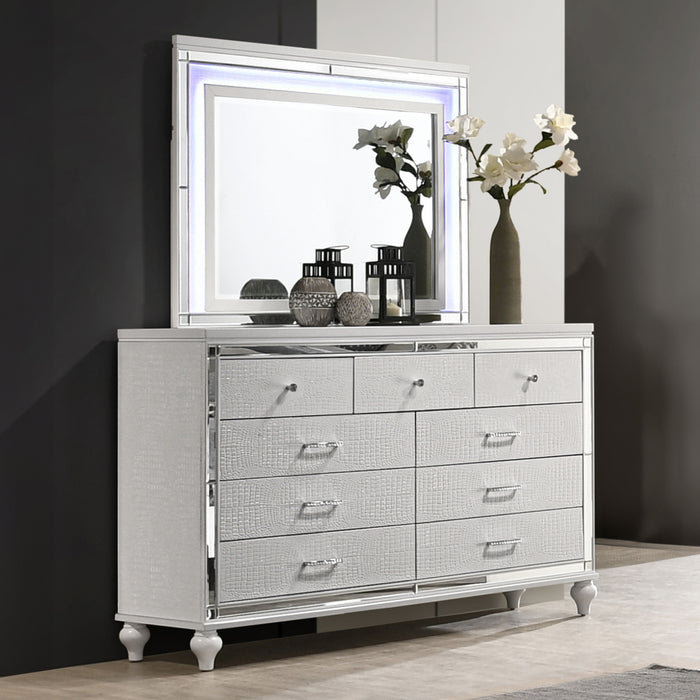 VALENTINO LIGHTED MIRROR-WHITE