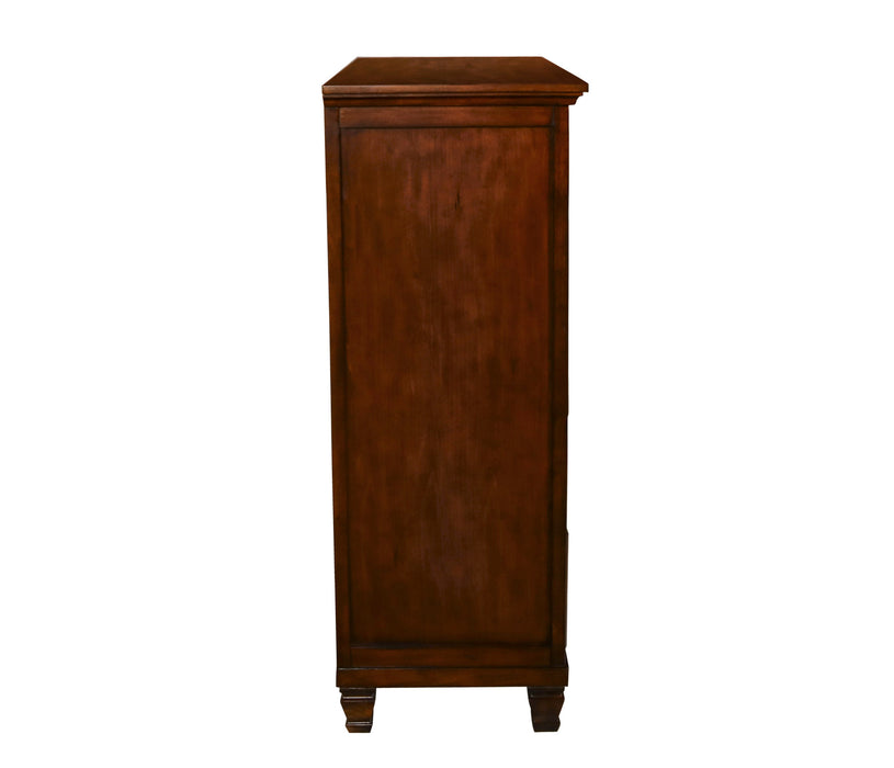 TAMARACK CHEST- BRN CHERRY