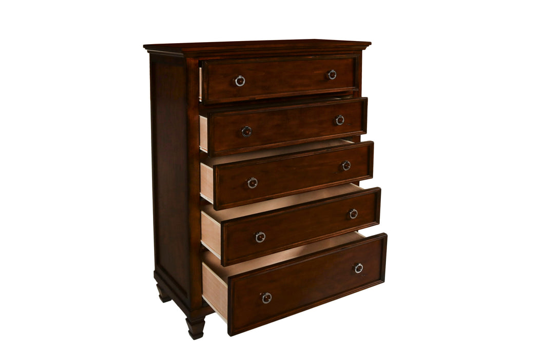 TAMARACK CHEST- BRN CHERRY