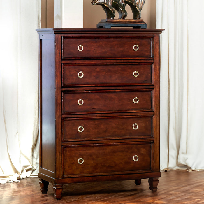 TAMARACK CHEST- BRN CHERRY
