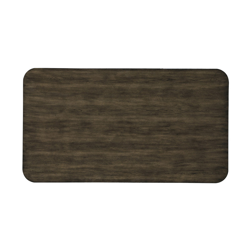 REX 72" FIXED TOP RECTANGLE DINING TABLE-WALNUT