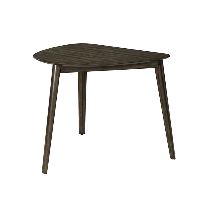 REX GUITAR PICK CORNER TABLE-WALNUT