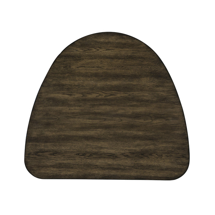 REX GUITAR PICK CORNER TABLE-WALNUT