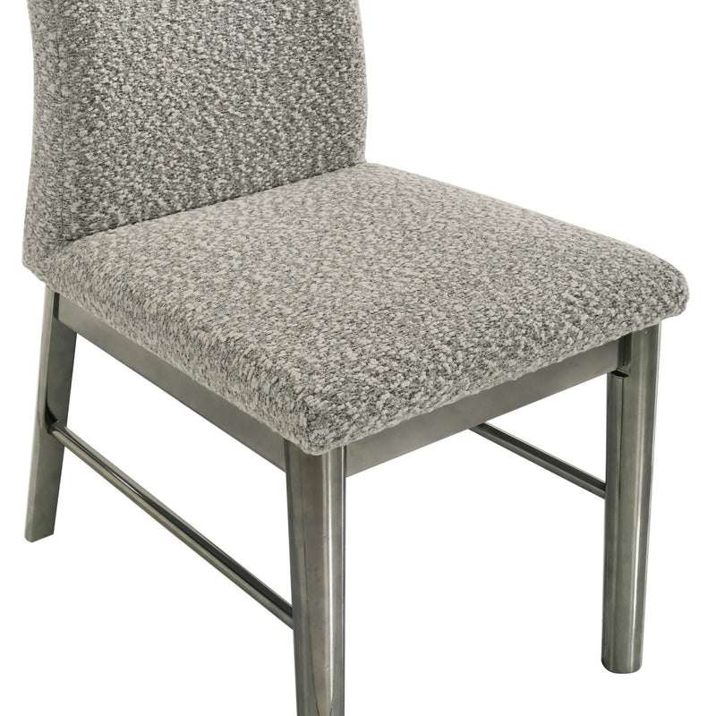 LENNOX UPHOLSTERED SIDE CHAIR (2 PER CARTON)-GRAY