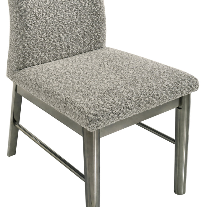LENNOX UPHOLSTERED SIDE CHAIR (2 PER CARTON)-GRAY