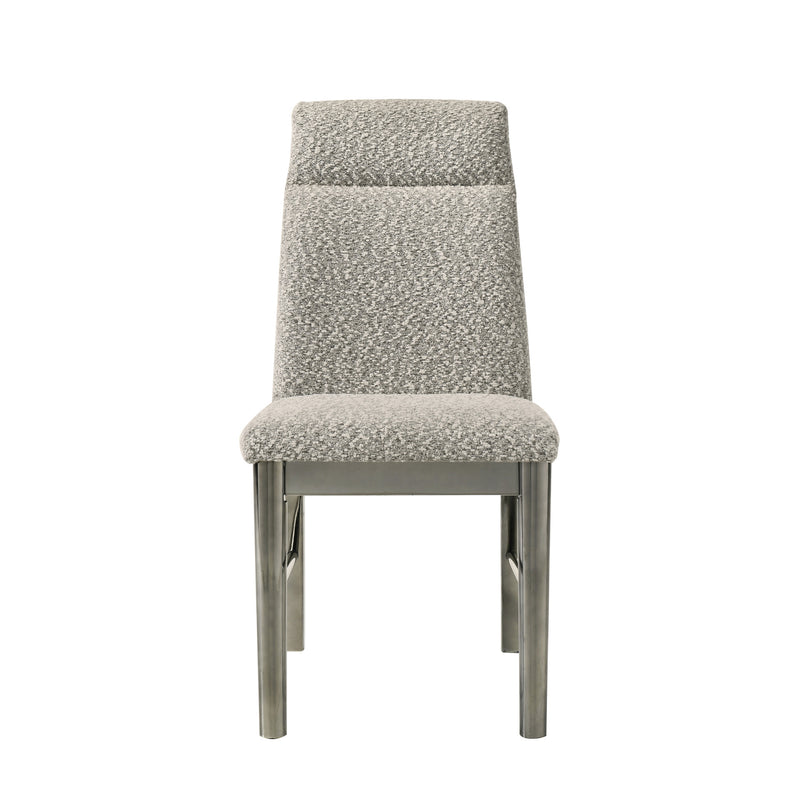 LENNOX UPHOLSTERED SIDE CHAIR (2 PER CARTON)-GRAY