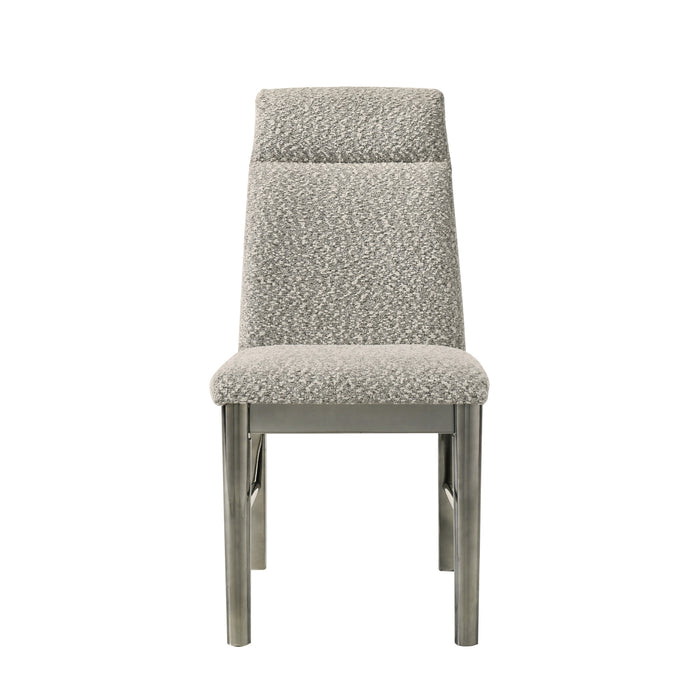 LENNOX UPHOLSTERED SIDE CHAIR (2 PER CARTON)-GRAY
