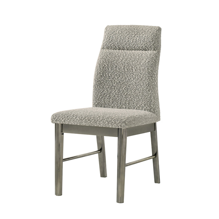 LENNOX UPHOLSTERED SIDE CHAIR (2 PER CARTON)-GRAY