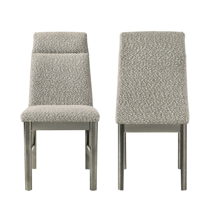LENNOX UPHOLSTERED SIDE CHAIR (2 PER CARTON)-GRAY