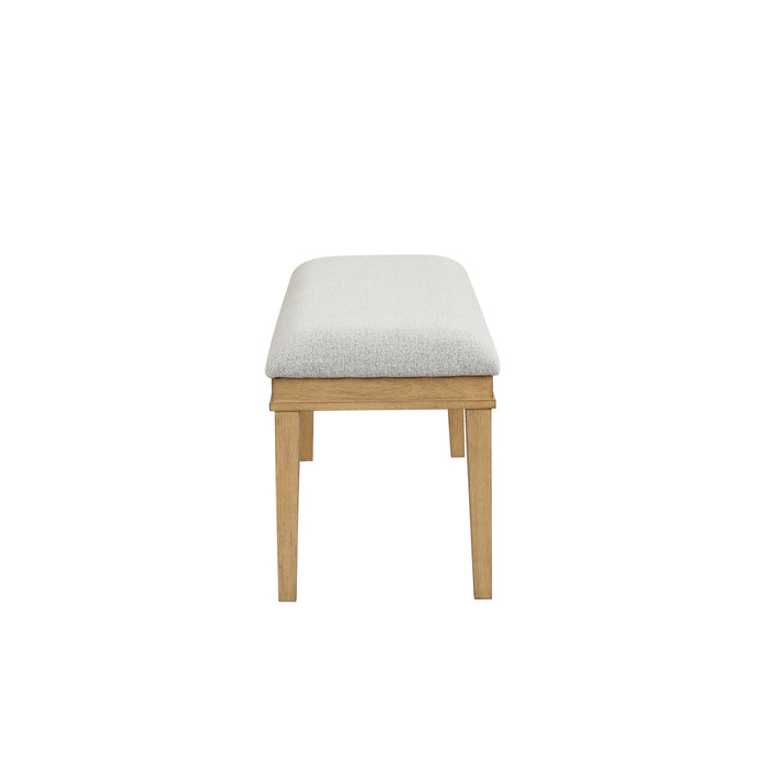 ESSENCE CUSHIONED DINING BENCH-NATURAL