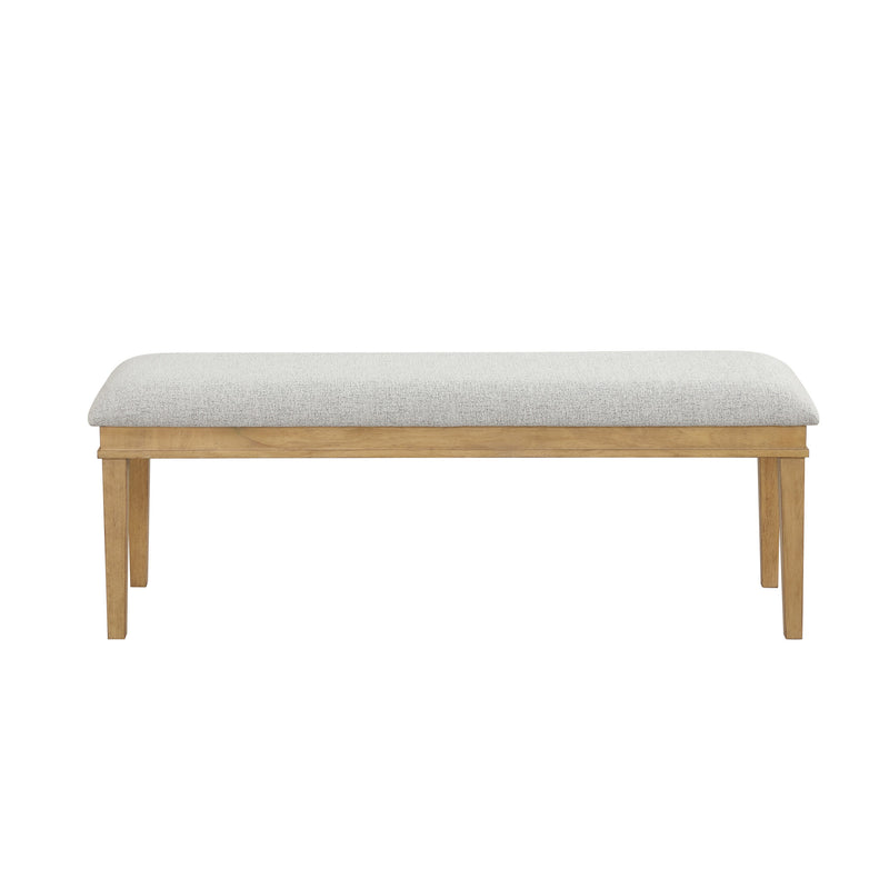 ESSENCE CUSHIONED DINING BENCH-NATURAL