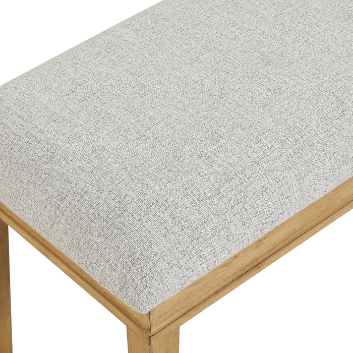 ESSENCE CUSHIONED DINING BENCH-NATURAL