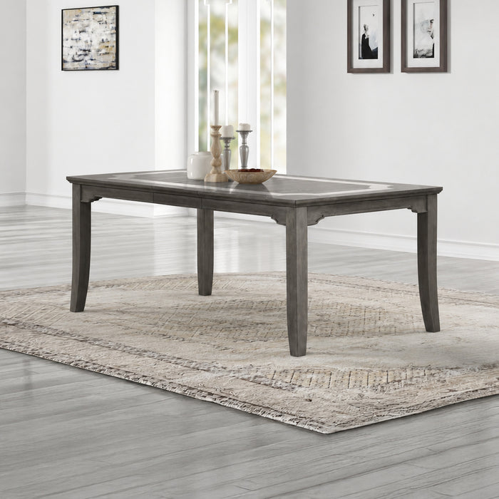 LISBON RECTANGLE DINING TABLE-GRAY
