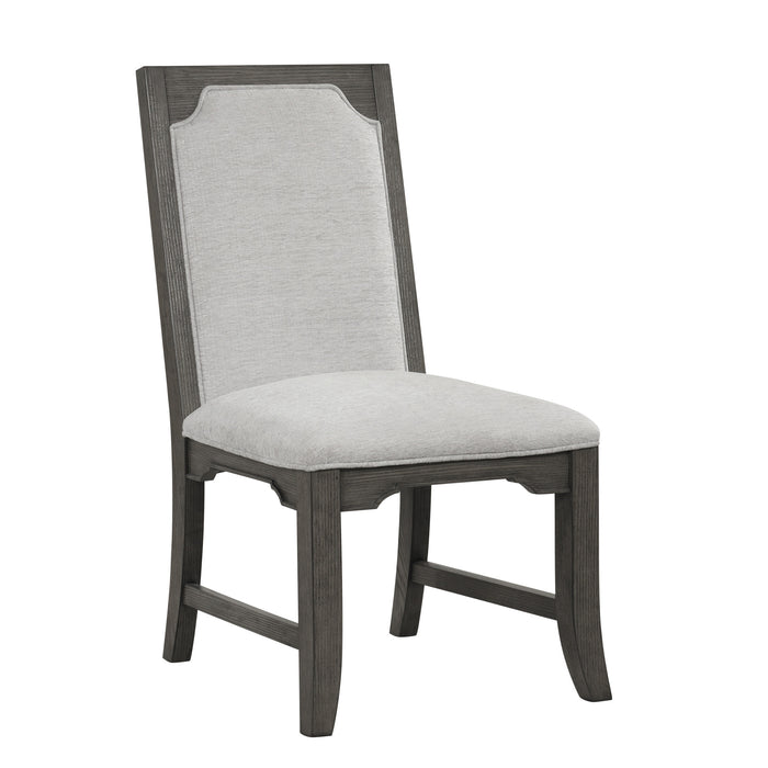 LISBON DINING SIDE CHAIR (2 PER CARTON)-GRAY