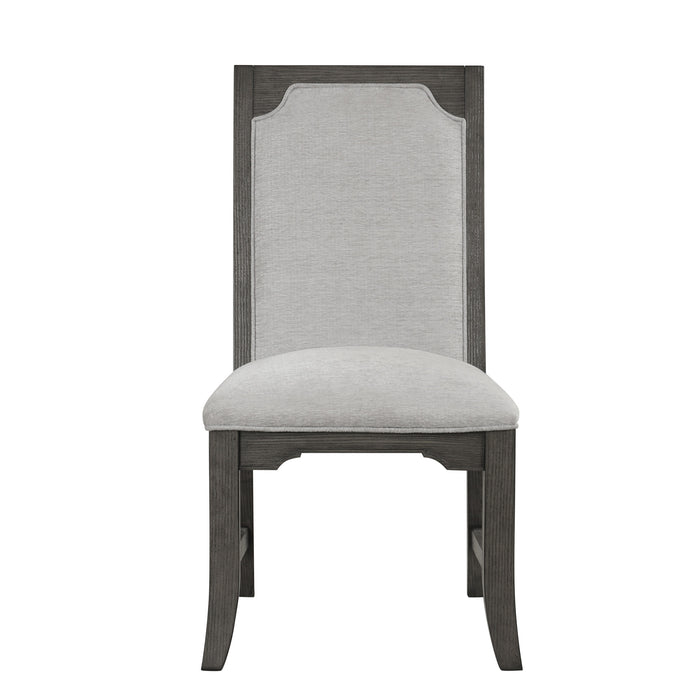 LISBON DINING SIDE CHAIR (2 PER CARTON)-GRAY