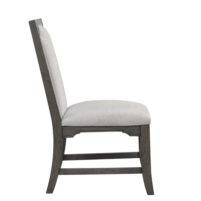 LISBON DINING SIDE CHAIR (2 PER CARTON)-GRAY