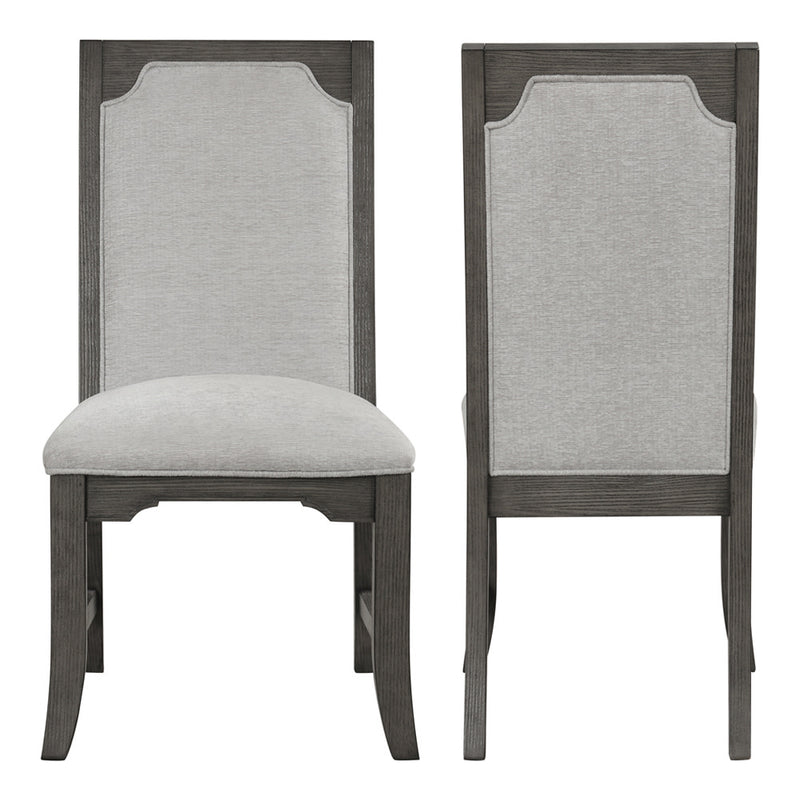 LISBON DINING SIDE CHAIR (2 PER CARTON)-GRAY