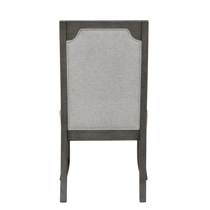 LISBON DINING SIDE CHAIR (2 PER CARTON)-GRAY