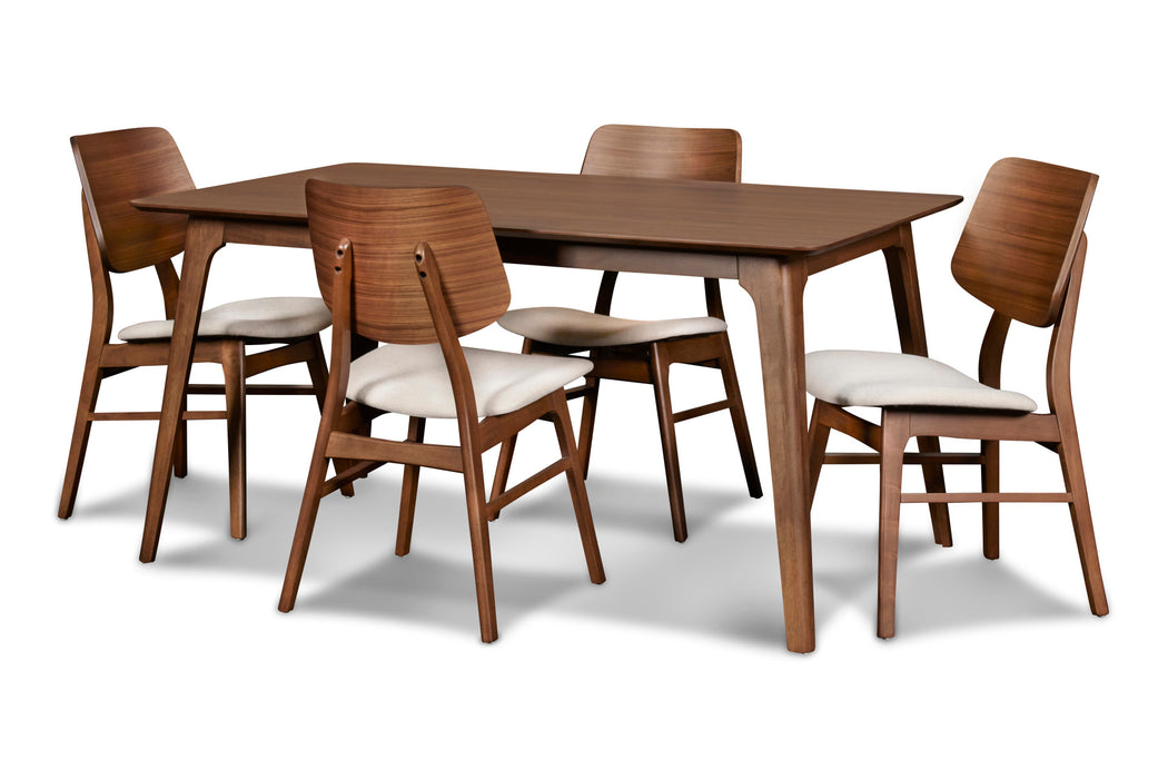 OSCAR 60" TABLE-WALNUT