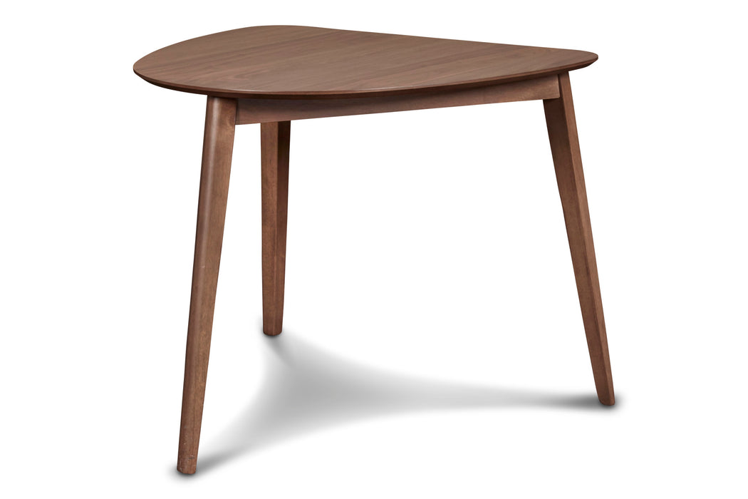 OSCAR CORNER TABLE-WALNUT