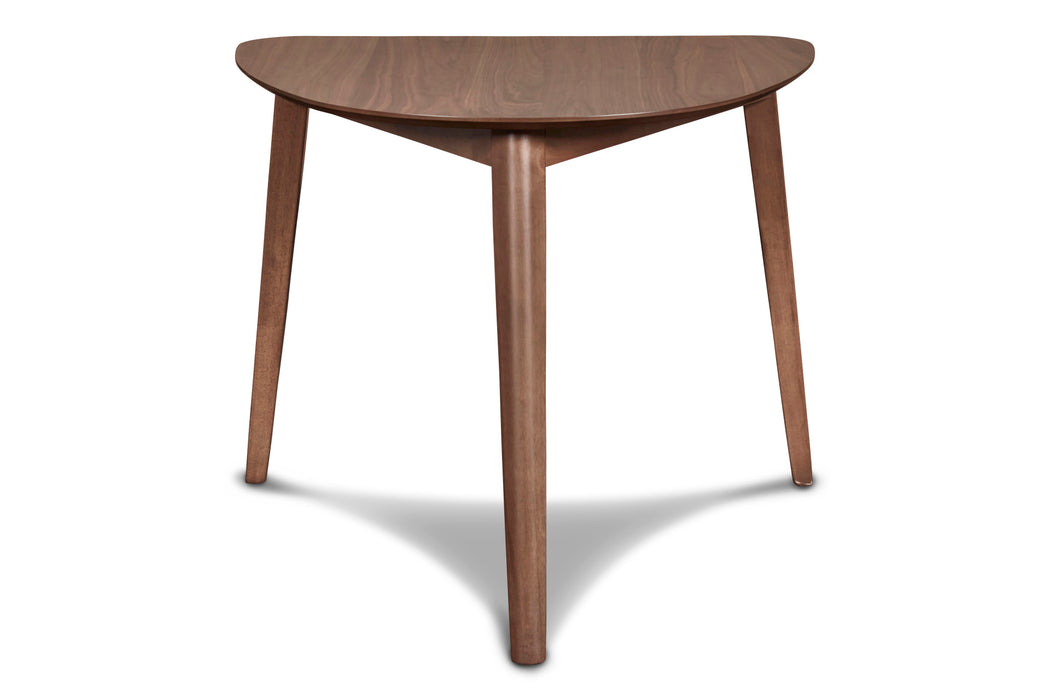 OSCAR CORNER TABLE-WALNUT