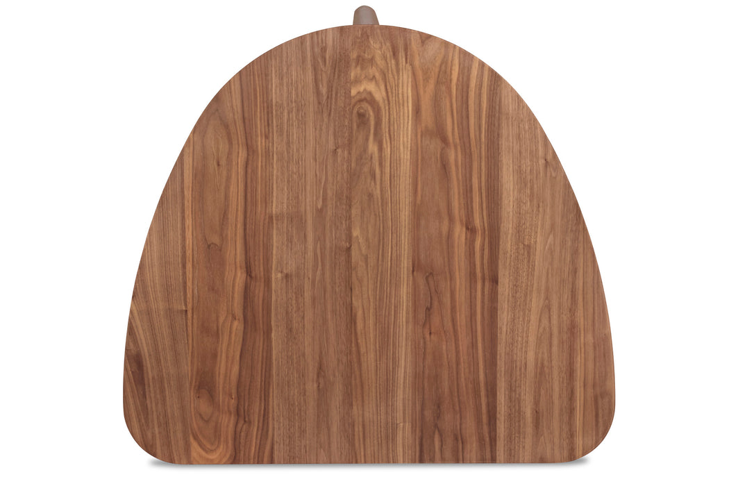 OSCAR CORNER TABLE-WALNUT