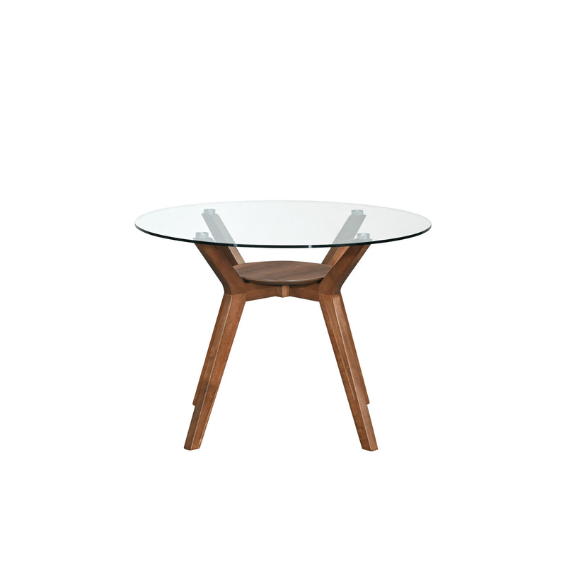 OSCAR ROUND GLASS TOP FOR STD OR COUNTER DINING BASE