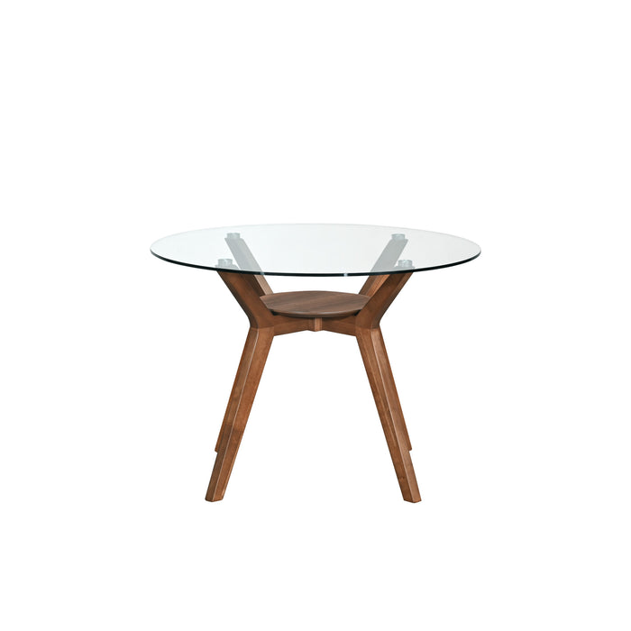 OSCAR ROUND GLASS TOP FOR STD OR COUNTER DINING BASE