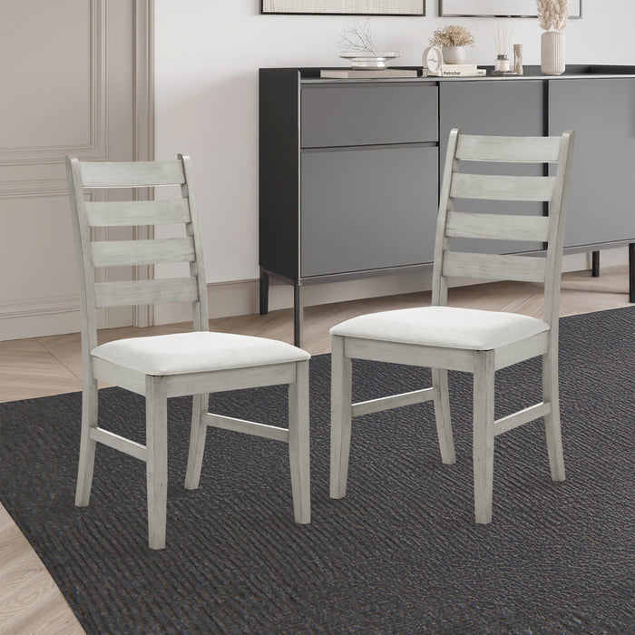 PASCAL LADDERBACK DINING CHAIR (2 Per Carton)-DRIFTWOOD