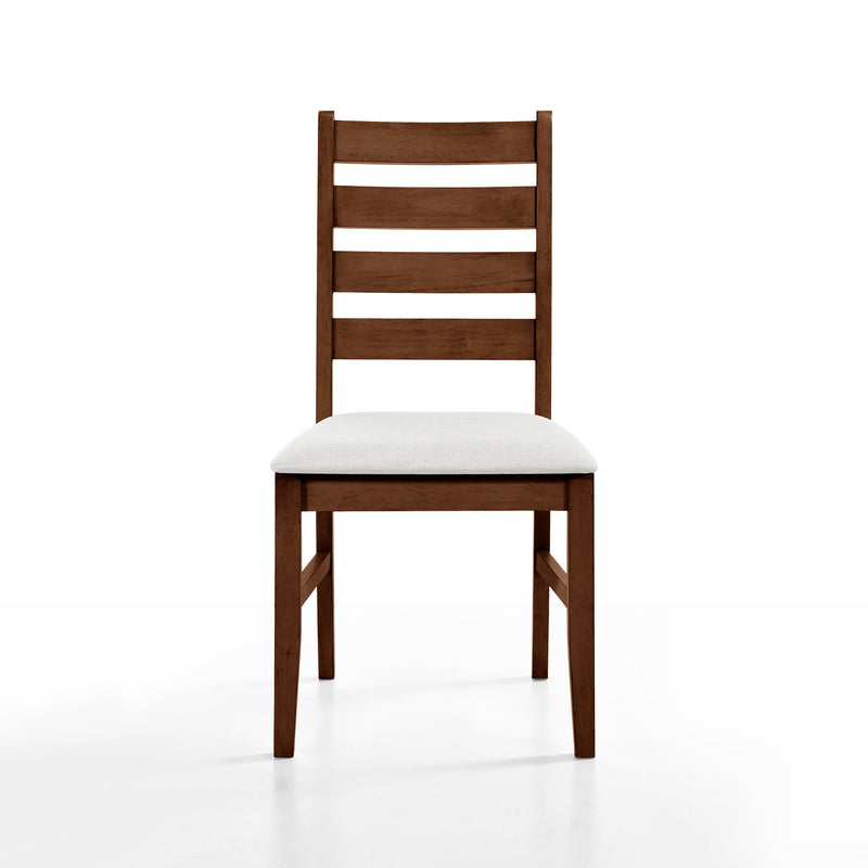 PASCAL LADDERBACK DINING CHAIR (2 Per Carton)-WALNUT