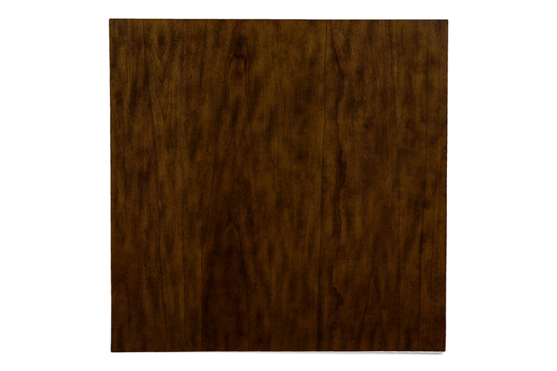 GIA 3 PC 30" STORAGE COUNTER TABLE & 2 CHAIRS-BROWN