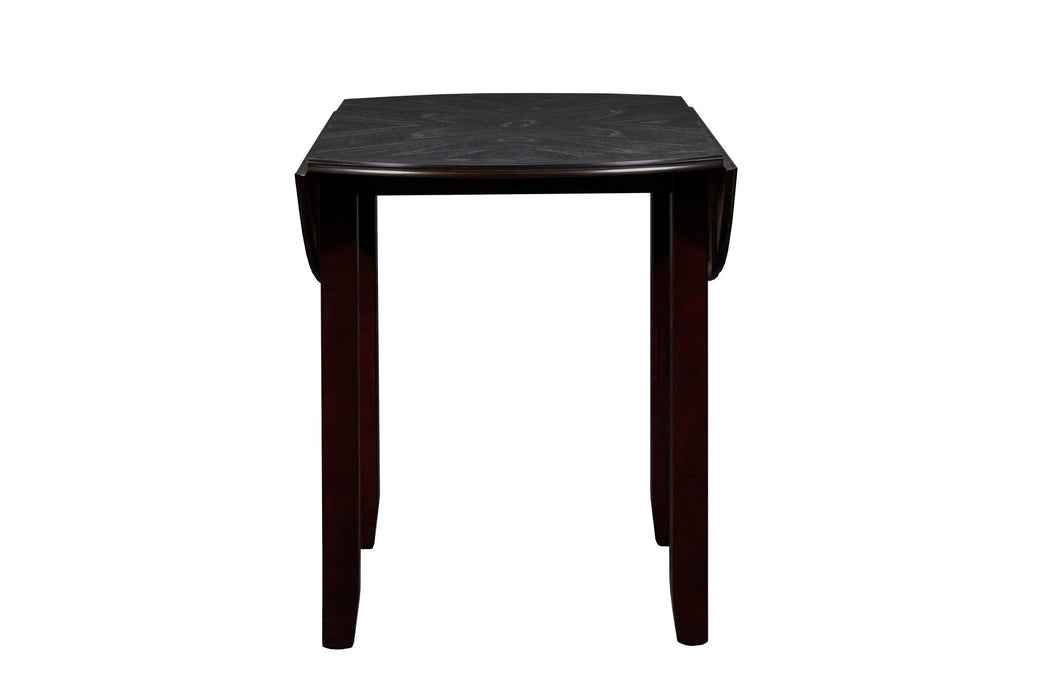 GIA 3 PC 42" DROP LEAF DINING TABLE & 2 CHAIRS-EBONY